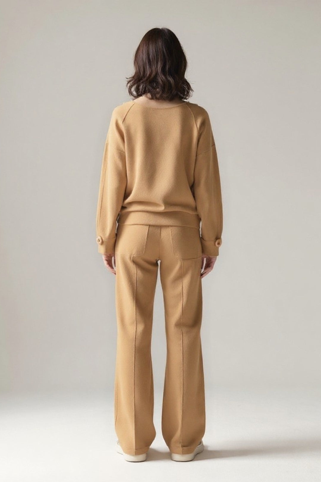 Set coordinata in maglia morbida | Maglia e pantaloni ampi