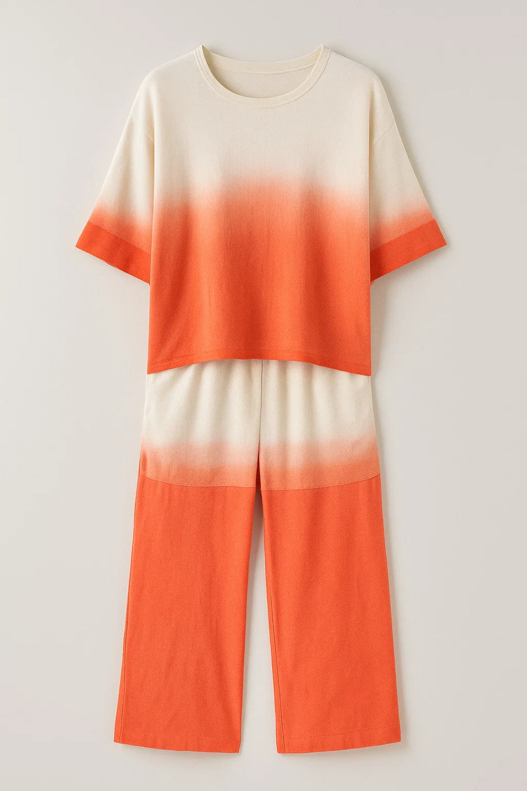 Set estivo in cotone leggero | Maglia ampia e pantaloni culotte