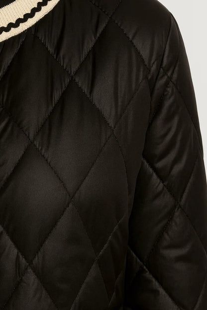Giacca trapuntata stile cardigan | Elegante e leggera | Chiusura a bottoni